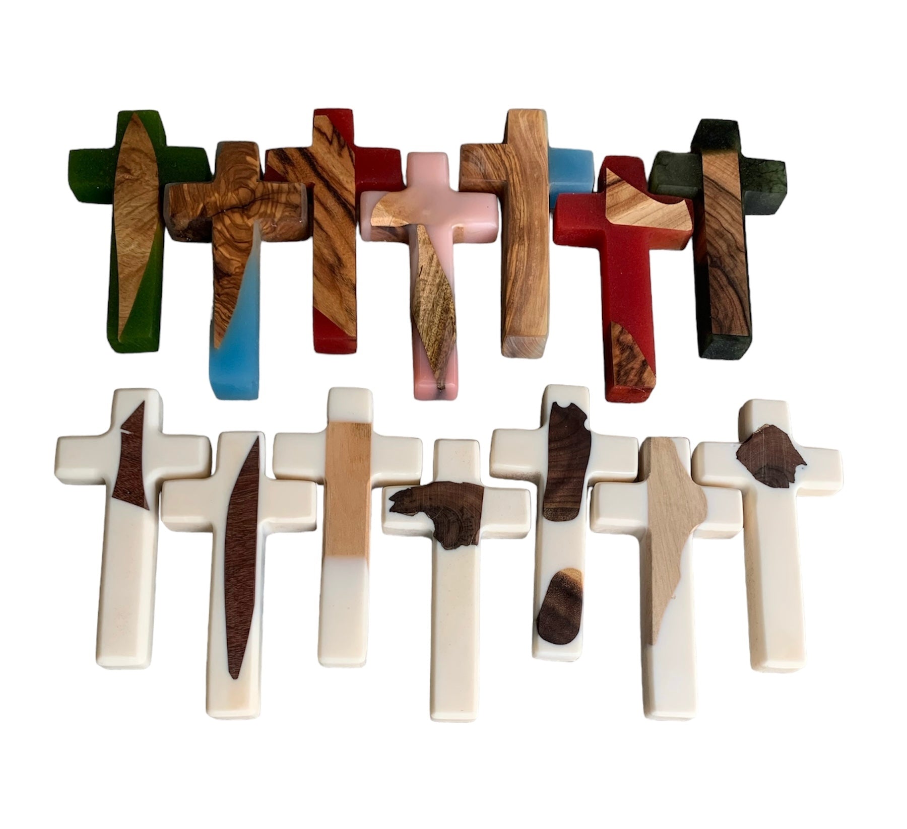 Crosses, Timber & Resin