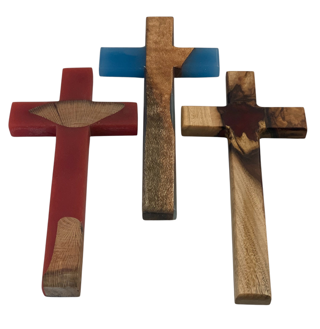 Crosses, Timber & Resin