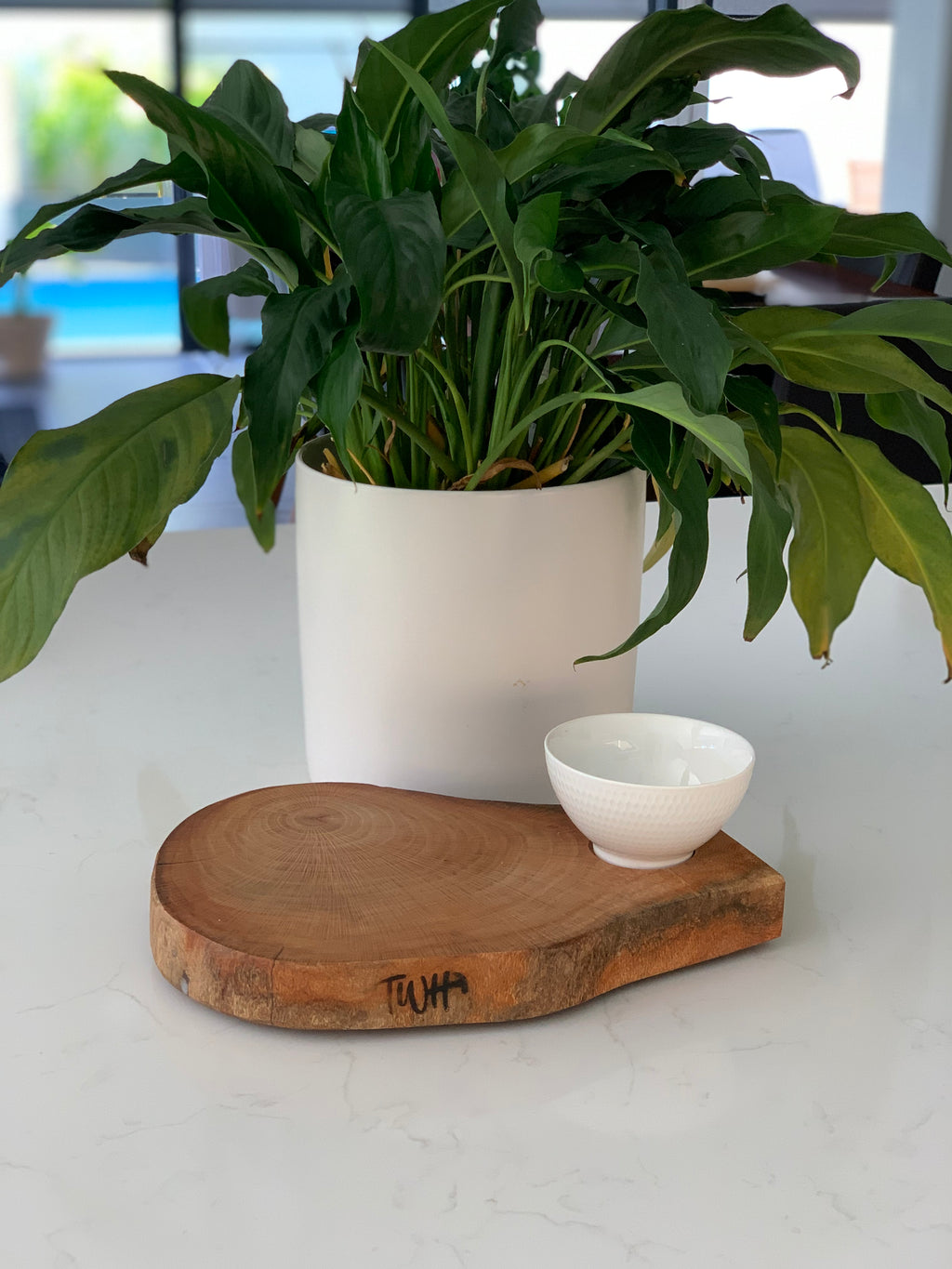 Silky Oak & Spotted Gum Boards with Condiment Dish