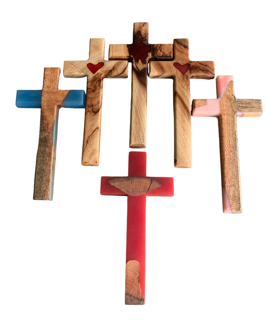 Crosses, Timber & Resin